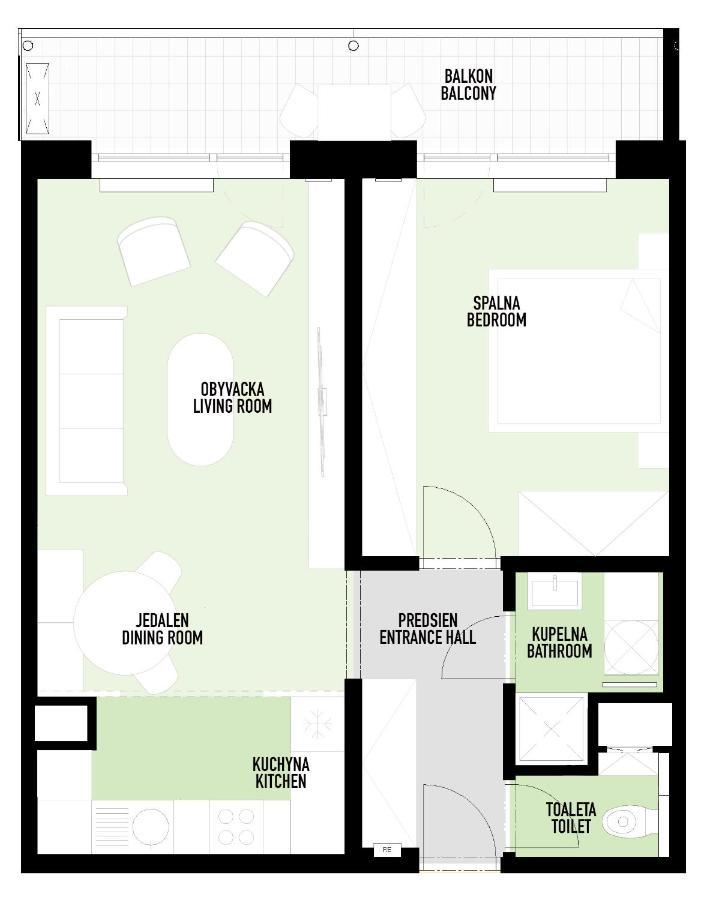 Central Point By Zoom Apartments Bratislava Luaran gambar